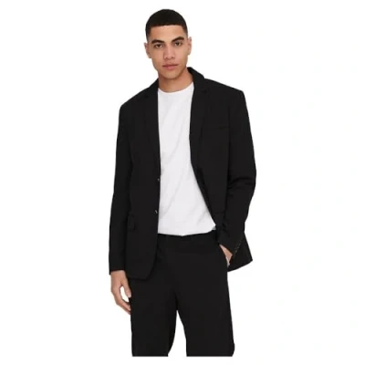 Abbildung von Only &amp; Sons Klassischer Sakko, Herren, Größe: 50, Black