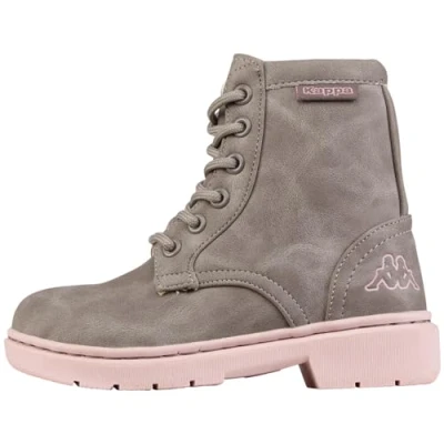 Abbildung von Kappa Unisex Hikingschuh für Kinder, Größe: 35, Grey/rosé Hochwertiges lederimitat