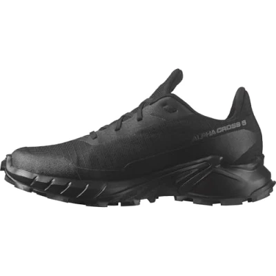 Abbildung von Salomon Alphacross 5 GTX Laufschuh Trail, Damen, Größe: 38 2/3, Black/ebony Schuhe