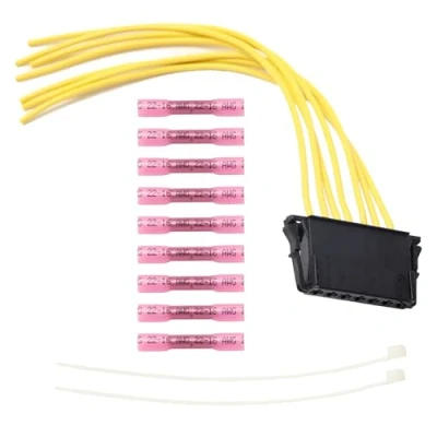 Abbildung von YananAC 7 poliger Rücklicht Kabelbaum Reparatursatz Heckleuchte Stecker des Rücklichts kompatibel mit Mercedes E Klasse W211 C W203 W204 S204 C204 CLS CL203 A2115450328