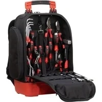 Abbildung von Wiha Werkzeugtasche (45529) 43 tlg., Mechaniker Werkzeugrucksack, 41 tlg.
