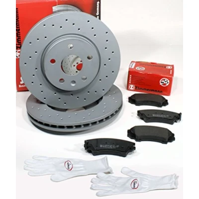 Abbildung von Autoparts Online Set 60015941 Zimmermann Sport Bremsscheiben 305 mm Coat Z gelocht Bremsen Bremsbeläge für vorne die Vorderachse