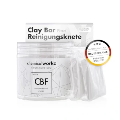 Abbildung von chemicalworkz® Magic Clay Bar (2x 50g) Reinigungsknete Feine Reinigungsknetmasse &amp; Lackreinigungsknete zur Auto Lackpflege Lackreinigung