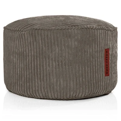 Abbildung von Green Bean Pouf Cord 45 x 25 cm, Indoor Sitzhocker Sitzkissen Relax Sessel