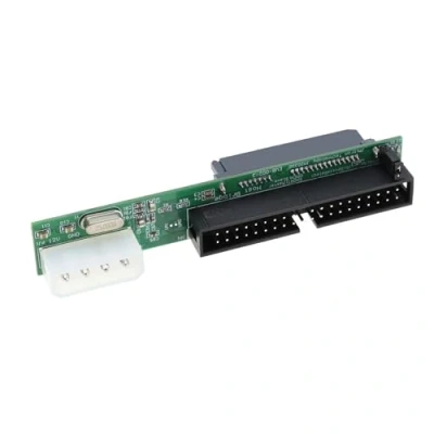 Abbildung von YINETTECH SATA auf IDE Konverter, Festplatten Konverter Adapter, Kompatibel mit 2,5/3,5 Zoll Festplatte Stecker Adapter für PC, USB 2.0 IDE/SATA