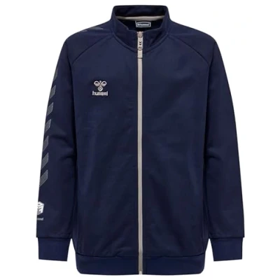 Abbildung von Hummel MOVE GRID ZIP Trainingsjacke für Kinder, Größe: 128, Marine
