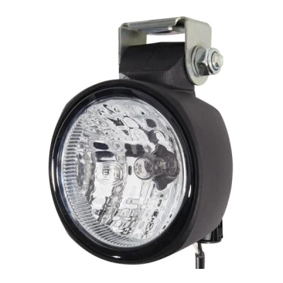 Abbildung von HELLA Halogen Arbeitsscheinwerfer Modul 70 12V geschraubt/Anbau hängend/schwenkbarer Montagebügel Nahfeldausleuchtung Kabel: 2000mm Stecker: offene Kabelenden 1G0 996 176 181