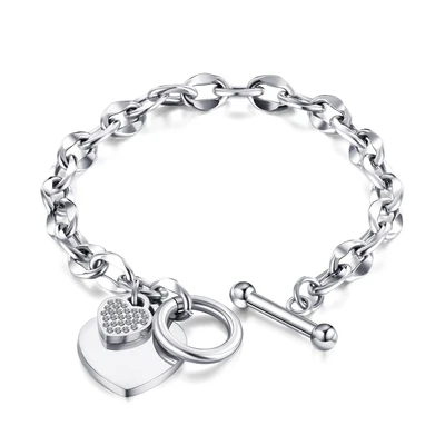 Abbildung von COLLEZIONE ALESSANDRO Armband &quot;Strassherz&quot;, (1 tlg.)