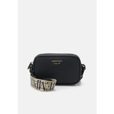 Abbildung von Emporio Armani Camera BAG Umhängetasche nero/silvercoloured, Damen, Größe: One Size, Nero/silver coloured