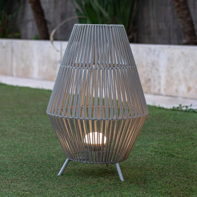 Abbildung von Newgarden Conta LED Akku Tischlampe taupe 72cm