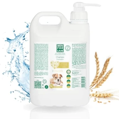 Abbildung von MENFORSAN Braunes Haarshampoo für Hunde Farbintensivierung Glanzverstärker Entfernt Orangetöne Tiefgehende Feuchtigkeitspflege 5L