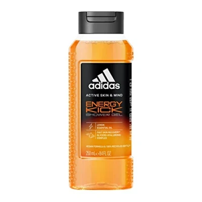 Abbildung von Adidas Active Skin &amp; Mind, Energy Kick Shower Gel, Herren Duschgel, 250 ml