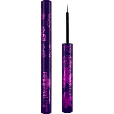 Abbildung von essence in the bloom&#039;light matte eyeliner, Nr. 01, Violett, sofortiges Ergebnis, farbintensiv, vegan, ohne Mikroplastikpartikel, Nanopartikel frei, Parfüm, 1er Pack (2.8ml)