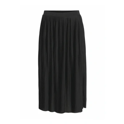 Abbildung von VILA MIDI Alinienrock, Damen, Größe: Medium, Black