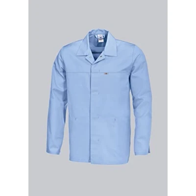 Abbildung von BP 1670 500 11 Sn Unisex Jacke, 1/1 Ärmel mit verstellbarem Schlitz an der Manschette, 210,00 g/m² Stoffmischung, hellblau,