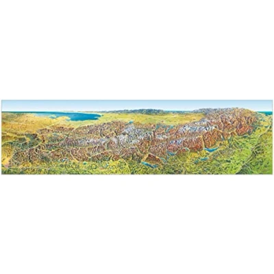 Abbildung von MARCO POLO Das Große Alpen Panorama Sommer, plano in Hülse: 1:400000 (MARCO Panorama)