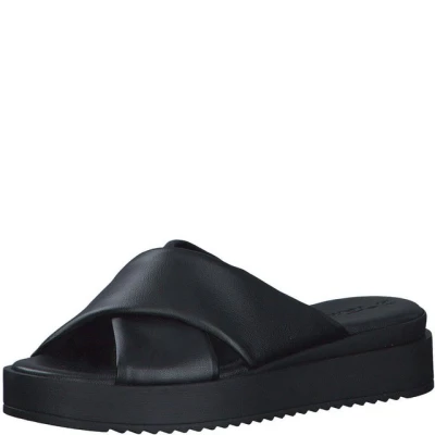Abbildung von Tamaris Pantolette hoch, Damen, Größe: 37, Black Leder
