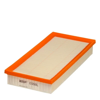 Abbildung von HENGST FILTER E558L Luftfilter 46 150 312 Filtereinsatz TOYOTA: Carina E Limousine, Avensis I Kombi, Liftback