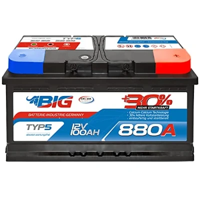 Abbildung von BIG +30% 12V 100Ah 880A/EN