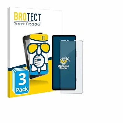 Abbildung von BROTECT Entspiegelungs Schutzglas für Sony Xperia 5 V (3 Stück) Schutz Folie Panzerfolie Glas Matt [Extrem Kratzfest 9H, Anti Reflex]