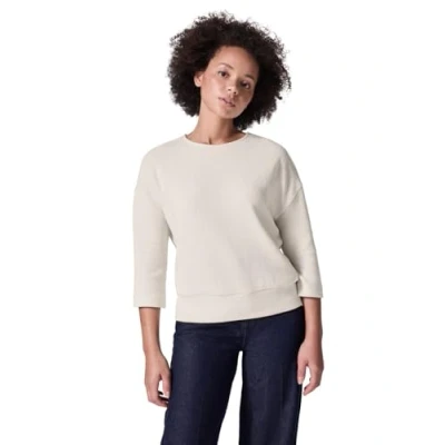 Abbildung von Street One Studio Struktur Langarmshirt, Damen, Größe: 38, Weiß