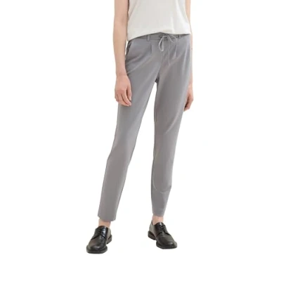 Abbildung von TOM Tailor Ankle Stoffhose, Damen, Größe: 34x30, Dusty beige