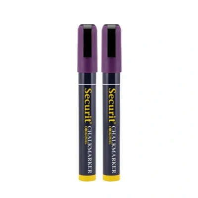 Abbildung von Securit Kreidestifte Mittel(2 6mm) Violett (2er Set)