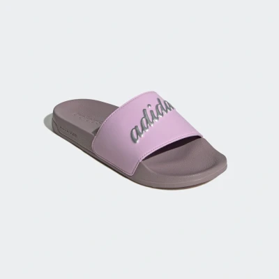Abbildung von adidas Performance Claquette Adilette Shower Badesandale preloved fig silver metallic bliss lilac, Damen, Größe: 37 Schuhe