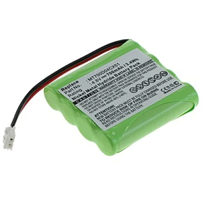 Abbildung von Ersatz Akku kompatibel mit Philips MT700D04CX51 für Eltern Einheit Babyphone Avent SCD468, SDC481 [NI MH 700mAh 4.8V 100%