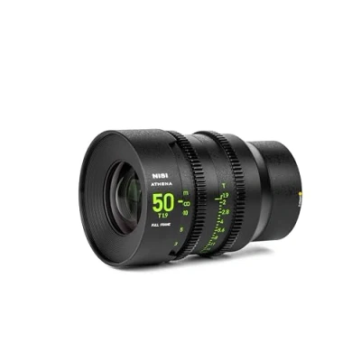 Abbildung von NiSi Athena 50mm T1,9 Prime Cine Objektiv Vollformatobjektiv für Sony E Mount (Ohne Drop In Filter)