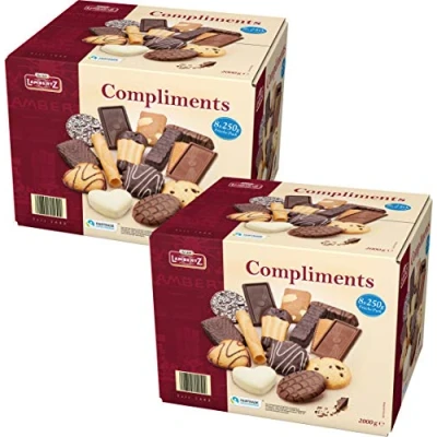 Abbildung von Lambertz Compliments 16x250gr Gebäckmischung 2 x 2kg Office Box