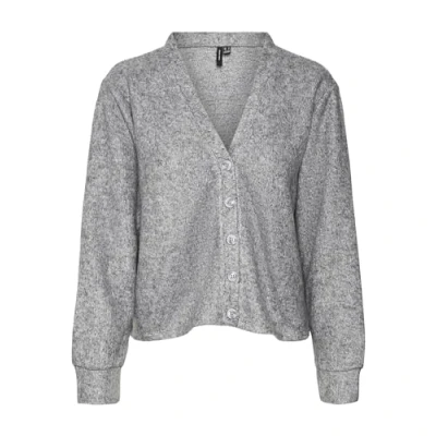 Abbildung von Vero Moda Strickjacke, Damen, Größe: Small, Light grey melange