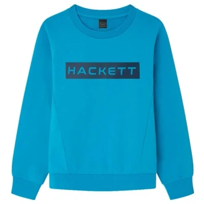 Abbildung von Hackett London Herren Essential Sp Crew Sweatshirt, Blue (Hypa Blue), XL