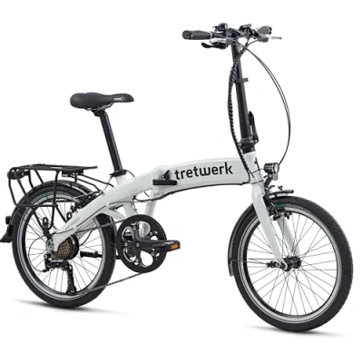 Abbildung von Tretwerk E Bike Akimbo, 8 Gang Shimano Altus M315 Rapidfire Schaltwerk, Kettenschaltung, Heckmotor, Akimbo 20 Zoll Klapprad Elektrofahrrad 155 190cm Rad