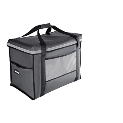Abbildung von Vogue Heißes Kaltes Essen zum Mitnehmen Große Thermisch Isolierte Faltbare Lieferung Catering Tasche Grau 540 x 360 430mm FR226