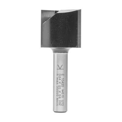 Abbildung von ENT 10420 Nutfräser HW, Schaft (S) 8 mm, Durchmesser (D) 24 NL 20 SL 32 GL 52 mm