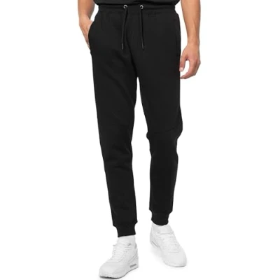 Abbildung von Lonsdale Schmale Passform Wellingham Jogginghose, Herren, Größe: 3XL, Black/orange