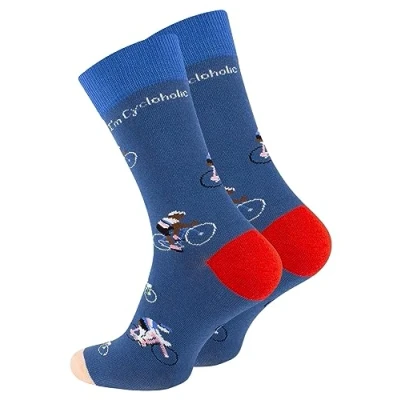 Abbildung von Vincent Creation FUN Socken, Größe: 42 45, Fahrradblau