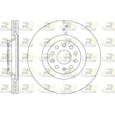Abbildung von ROADHOUSE Bremsscheibe VOLKSWAGEN: Golf 7 Variant, Passat B8 B7 SKODA: Octavia 3 Combi, Superb III Kombi, II Kombi