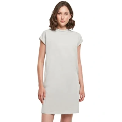 Abbildung von Build Your Brand Damen BY101 Ladies Turtle Extended Shoulder Dress Kleid, lightasphalt, M