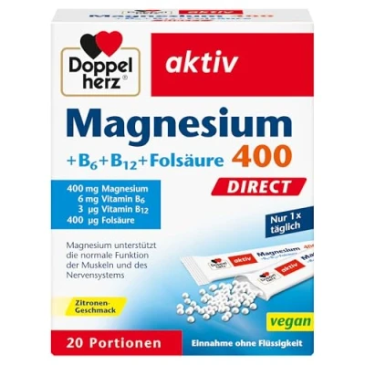 Abbildung von Doppelherz Magnesium + B Vitamine Direkt Pellets