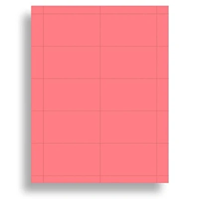 Abbildung von Farbige Visitenkarten 25 Blatt/250 Inkjet &amp; Laser 10 pro Blatt (einfarbig)