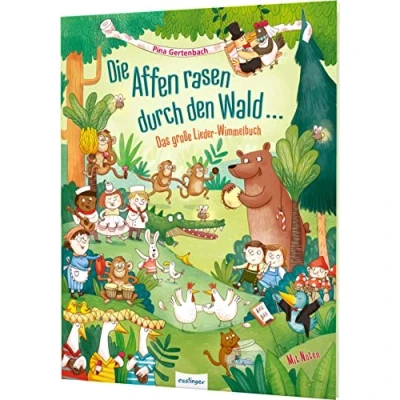 Abbildung von Die Affen rasen durch den Wald …: Das große Lieder Wimmelbuch