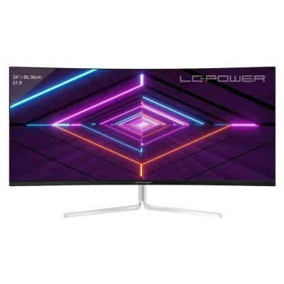 Abbildung von LC Power M34 UWQHD 100 C V3 Computerbildschirm 86,4 cm (34 Zoll) 3440 x 1440 Pixel UltraWide Quad HD LCD Weiß