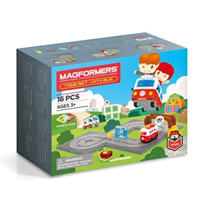 Abbildung von Magformers City Bus Track Set