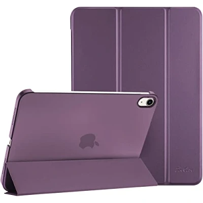 Abbildung von ProCase Hülle für 2022 10,9&quot; iPad 10. Generation 10 Case 10,9 Zoll Modell A2696 A2757, Leicht Dünn Hart Schutzhülle Smart Folio Cover Kompatibel mit Lila
