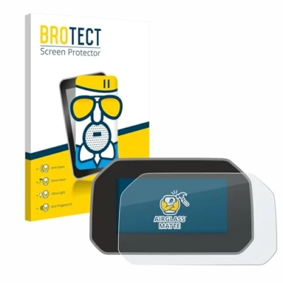 Abbildung von BROTECT Entspiegelungs Schutzglas für BMW R 1250 GS Adventure Connectivity TFT 6.5&quot; Schutz Folie Panzerfolie Glas Matt [Kratzfest 9H]