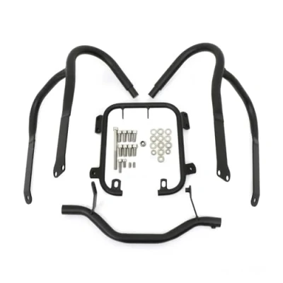 Abbildung von Motorrad Motorschutzbügel Sturzbügel Für R1200RT R 1200 RT R1200 2004 2013 Motor Schutz Autobahn Crash Bars Stoßstange Stunt Käfig Rahmen Sturzbügel(Black Front)