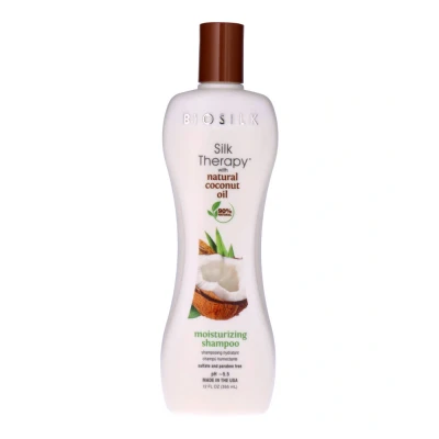 Abbildung von Biosilk Silk Therapy Coconut Oil Moisturizing Shampoo 355 ml