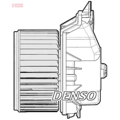 Abbildung von DENSO DEA09047 Innenraumgebläse mit Widerstand FIAT: Grande Punto Schrägheck, Evo III Schrägheck